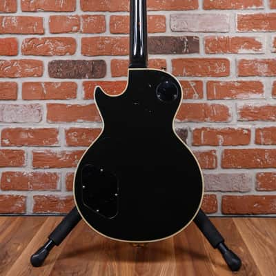 Gibson Les Paul Custom 3-Pickup with Bigsby Ebony 1960 w/Hardshell Case (Refin/Refret/Headstock Repair) image 7
