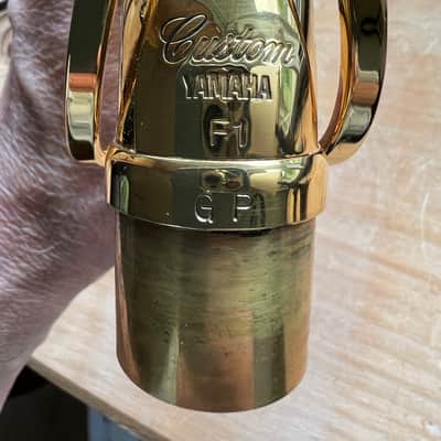 Yamaha Custom F1 Tenor Sax Neck - Gold Plated image 1