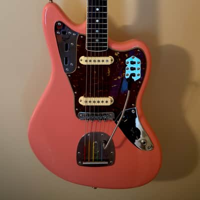 Fender Fender Custom Shop Jaguar - Time Machine (1966 Deluxe Closet Classic) 2023 - Nitro Tahitian Coral Body, Olympic White Headstock image 1