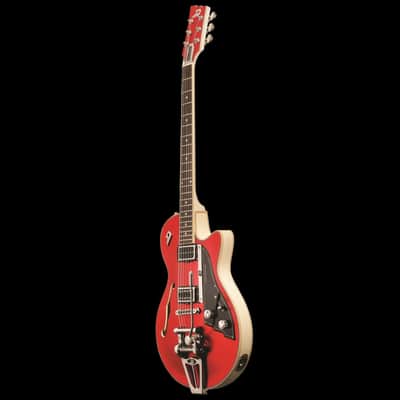 Duesenberg Starplayer TV Duo-Tone Series Red Electric Guitar image 2