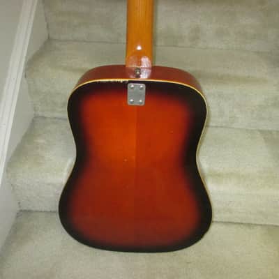 Framus 12-String Acoustic Guitar 1960s - Dark Sunburst image 7