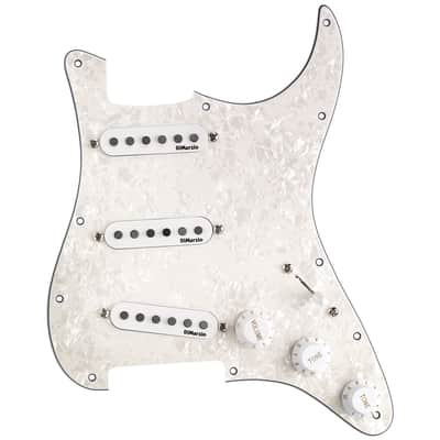 DiMarzio FG2108PWA10 Ritchie Kotzen Prewired Strat Pickguard - Pearl White