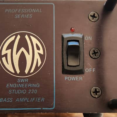 STUDIO SALE! SWR Studio 220 RackMount Bass Head 1990s USA image 11