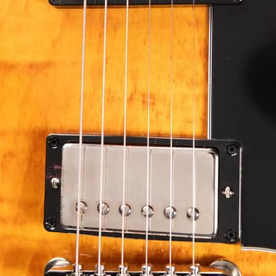 Gibson ES-335 Figured Semi-Hollow Electric Guitar - Honey Amber with Hardshell Case image 12