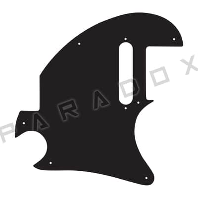 Custom Pickguard For 2021 - 2026 Made in Japan Ibanez Josh Smith Signature FLATV1  - Black/White/Black .090"