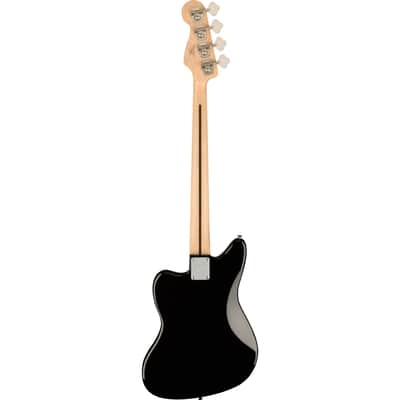 Squier Affinity Series Jaguar Bass H MN Black - 4-String Electric Bass image 2