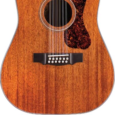 Guild D-1212 12-String Dreadnought Acoustic Guitar, Solid Mahogany Top image 2