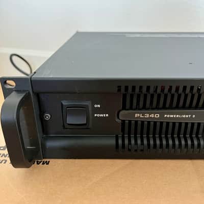 QSC PL340 Powerlight 3 Series Lightweight Rack-Mounted Power Amp 2010s - Black image 3