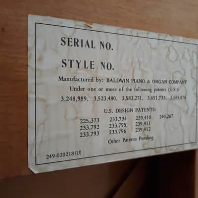 Vintage 1987 Baldwin 623 Upright Piano in Satin Walnut image 21
