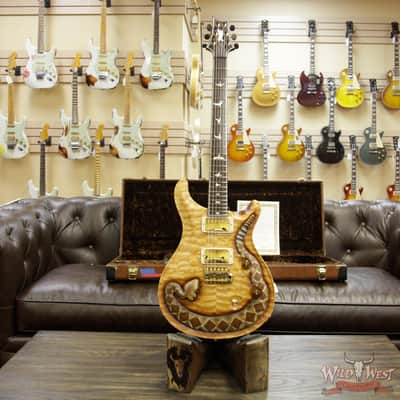 PRS Private Stock Wild West Exclusive Custom 24 Snake LTD # 3 of 6 Hand Carved Quilt Maple Top image 10