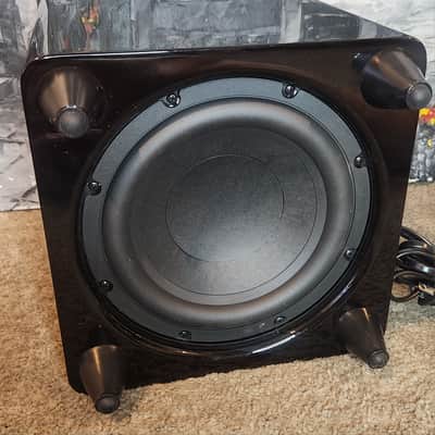 Harman Kardon Harman Kardon HKTS 210SUB  200-watt powered active subwoofer 90s  - Piano black image 7