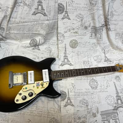 Super Rare 1965 Micro-Frets Signature In Sunburst Finish Special Ordered "Nashville" Custom Headstock image 7