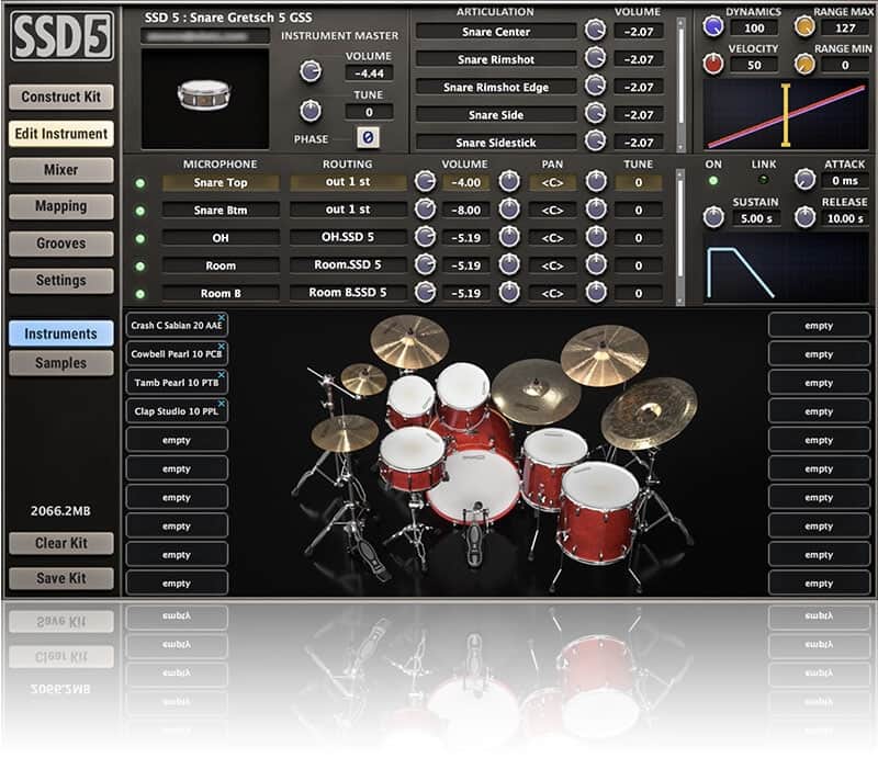 Steven Slate Drums SSD5 Virtual Drum Kits image 1