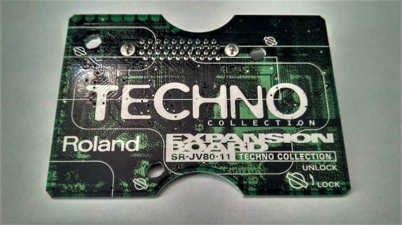 Roland SR-JV80-11 Techno Collection Expansion Board 1990s - Green image 1