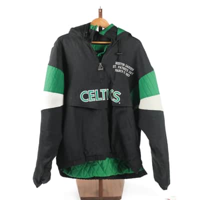 Starter Celtics Boston Garden St.Patricks Day March 17 1993 Jacket Owned by Gilby Clarke image 1