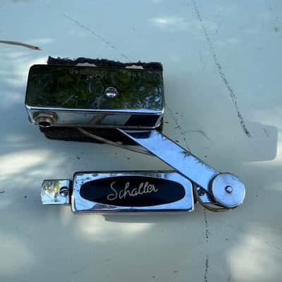 Schaller 10/46S Soundhole pickup Late 60’s - Silver/Black image 1