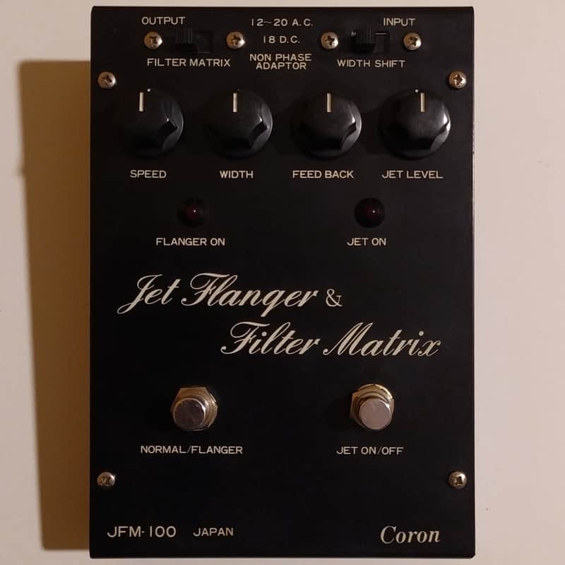 Coron JFM-100 Jet Flanger & Filter Matrix made in Japan w/box - Reticon SAD1024 image 1