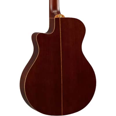 Yamaha Ncx - Acoustic-Electric Classical Guitar; Solid Sitka Spruce Top; Solid Walnut Back And Sides; Mahogany Neck; Ebony Fingerboard; Atmosfeel (Undersaddle Pickup + Contact Sensor + Mic); Carry Bag;  Natural image 3