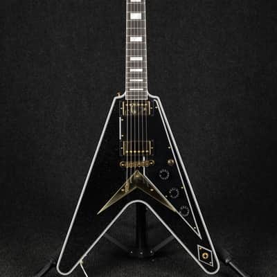 Gibson Custom Shop Flying V Custom - Ebony Sparkle image 3