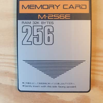 Roland M-256E Memory Card 256 kBit - for ROLAND D-70, D-50, D-20, D-110, U-20, A-80, JV-1080, JV-2080