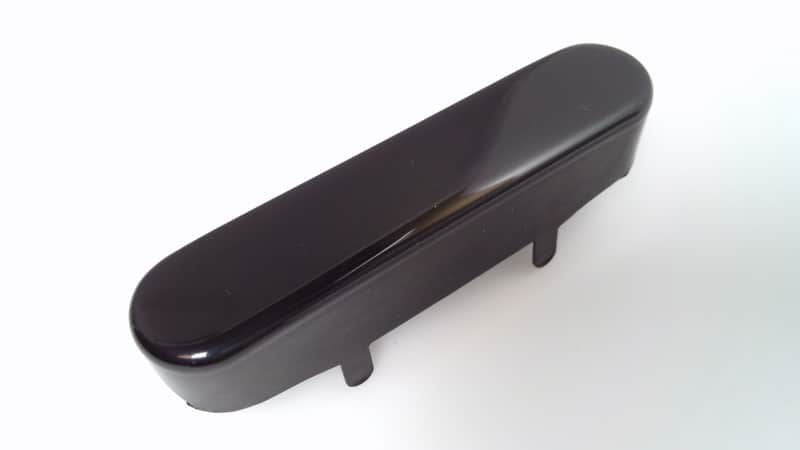 True custom Shop® Black finish over Nickel Silver Vintage Cut Neck Pickup Cover for Fender Tele image 1