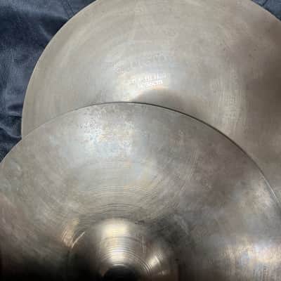 Zildjian 14" A Custom Hi-Hat Cymbals (Pair) 1991 - Present - Brilliant image 3