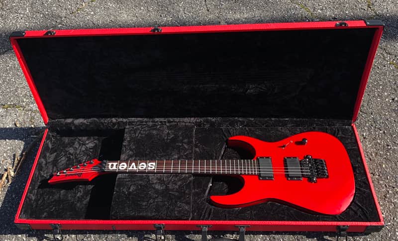 Ibanez MTM1 Mick Thomson Signature W/OHSC Electric Guitar slipknot Seven 7 Red image 1
