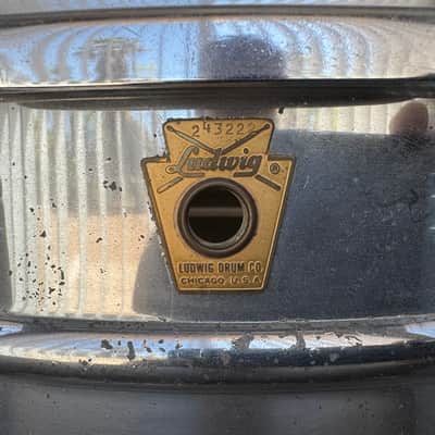 5”x14” Vintage 1965 Ludwig Super Sensitive Snare - Complete image 2