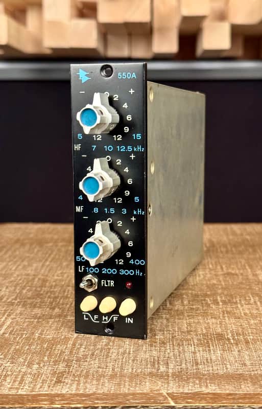 Vintage 1970s API 550A-1 500 Series Equalizer. Similar to 550A. 550 A A-1. Unit 2 image 1