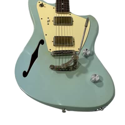 Rufini Guitars Montefalco Semi-Hollow, Aged Sonic Blue, NEW (Authorized Dealer) image 4