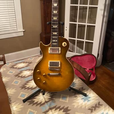 Left handed Gibson Les Paul R9 Murphy Lab Ultra Heavy aged Carmelita neck 8.6 lbs !! image 2