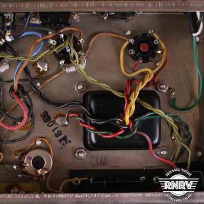 1966 Fender Deluxe Reverb 2-Channel 22-Watt 1x12" Guitar Combo image 24