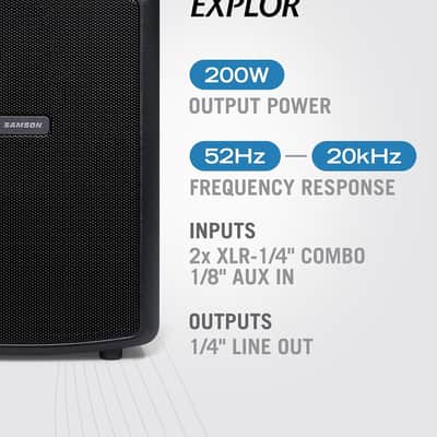 Samson Expedition Explor Rechargeable PA System with Wireless Microphone image 5