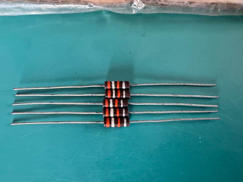 NOS 5x 39K 0.5W 1/2W 10% CARBON COMPOSITE COMP RESISTORS FOR TUBE AMP HIFI AMPLIFIER image 1