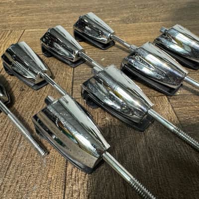 Odery Fluence Bass Drum Tension Rods & Claws Hardware x8 #MJ18 image 5