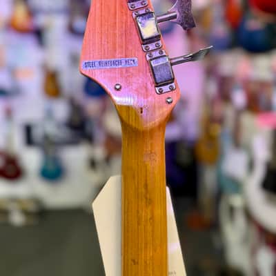 Teisco Shark Fin Bass Made In Japan, Burst Vintage '60s- Pre Owned image 23