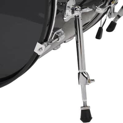Pacific Drums Center Stage Complete Drumkit, 5 Drum Set, Iridescent Black Sparkle, 7x10, 8x12, 14x16 Floor, 16x22 Kick, 5x14 Snare (PDCE2215KTIB) image 4