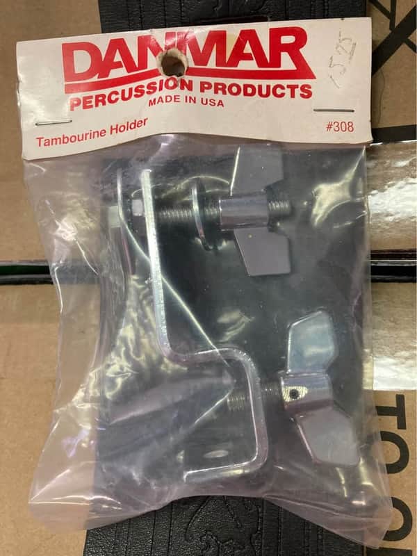 NEW OLD STOCK Danmar #308 Percussion Drum bracket mount for tambourine to hi hat image 1