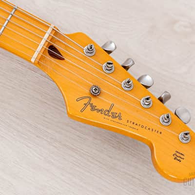 2006 Fender DiMarzio Collection ‘54 Stratocaster ST54-120DMC Sunburst Lacquer, Near-Mint w/ Tweed Case, Japan MIJ image 4