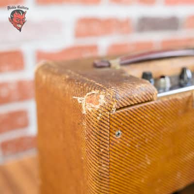 Fender Champ 5F1 Narrow Panel 5-Watt 1x8" Guitar Combo 1963/1964 - Tweed image 18