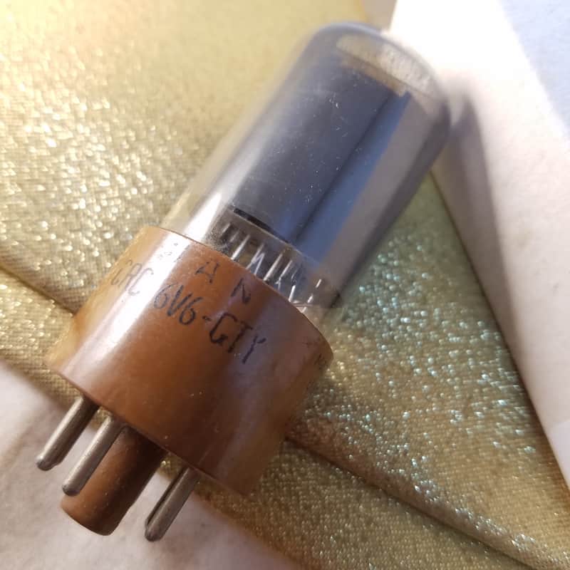 RCA 6V6GTY Premium Beam Power tNOS AT1000 TESTED Vacuum Tube greyglass premium military rugged JAN-CRC-6V6 1946-1960 image 1