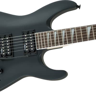 Jackson JS Series Dinky Arch Top JS22 DKA Amaranth FB Satin Black image 3