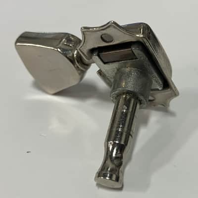 Gibson- tulip tuner, bass side, nickel, 70's. Made by Schaller image 2