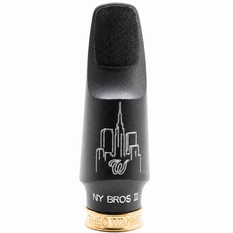 Theo Wanne NY BROS III Hard Rubber 4 Alto Saxophone Mouthpiece image 1