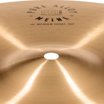 Meinl Cymbals PA14MH Pure Alloy Medium Hihat - 14" image 8