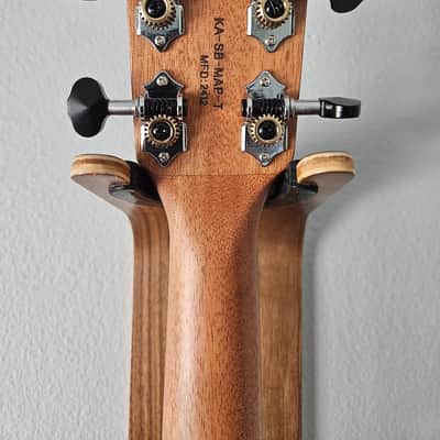 Kala Solid Body Electric Flame Maple Tenor Ukulele image 5