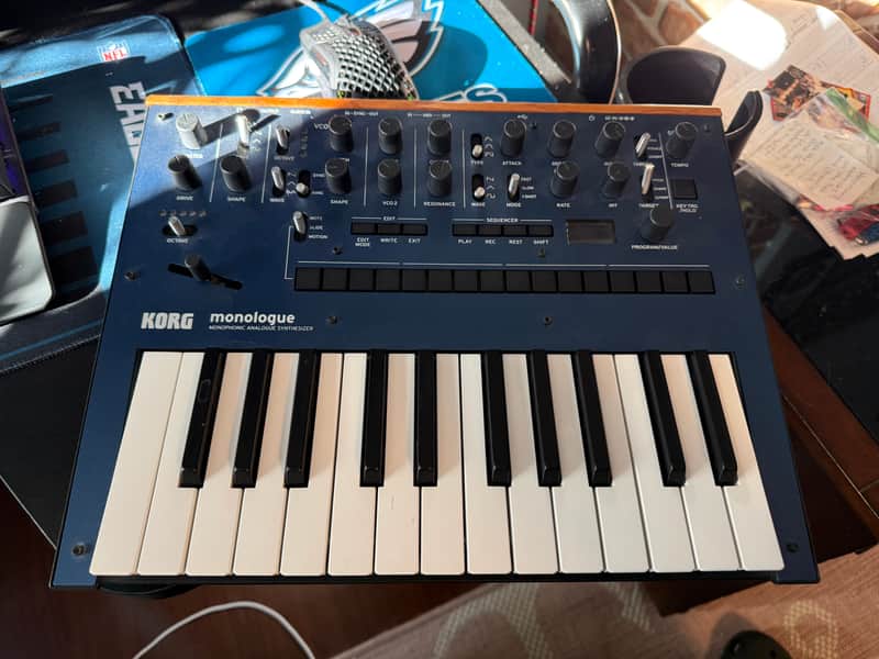Korg Monologue Monophonic Analog Synthesizer 2016 - Present - Blue image 1