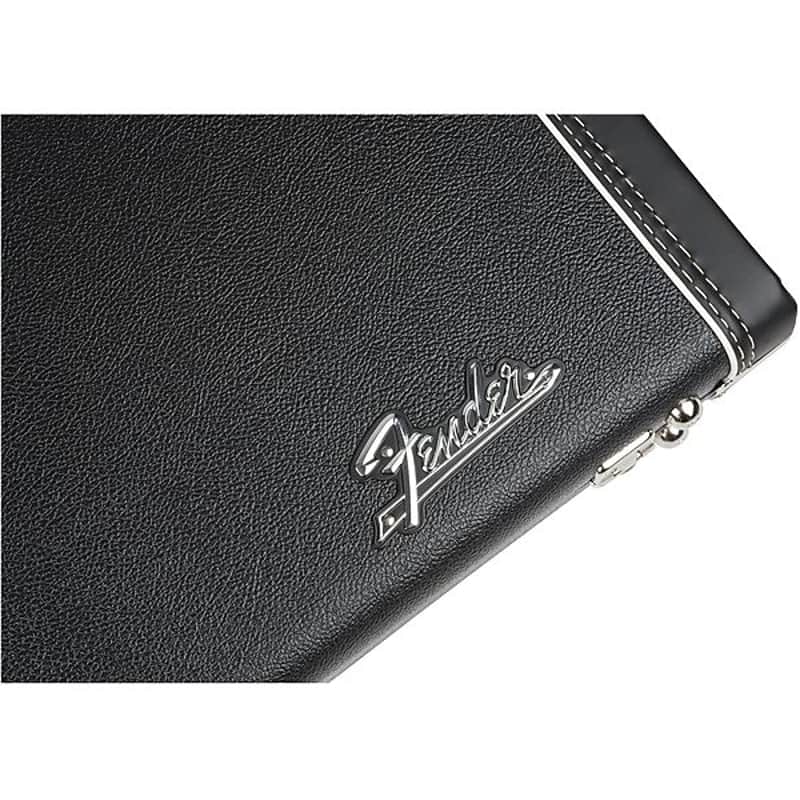 Fender G&G Deluxe Jazz Bass Hardshell Case, Black with Orange Plush Interior, Fender Amp Logo 2016 image 4