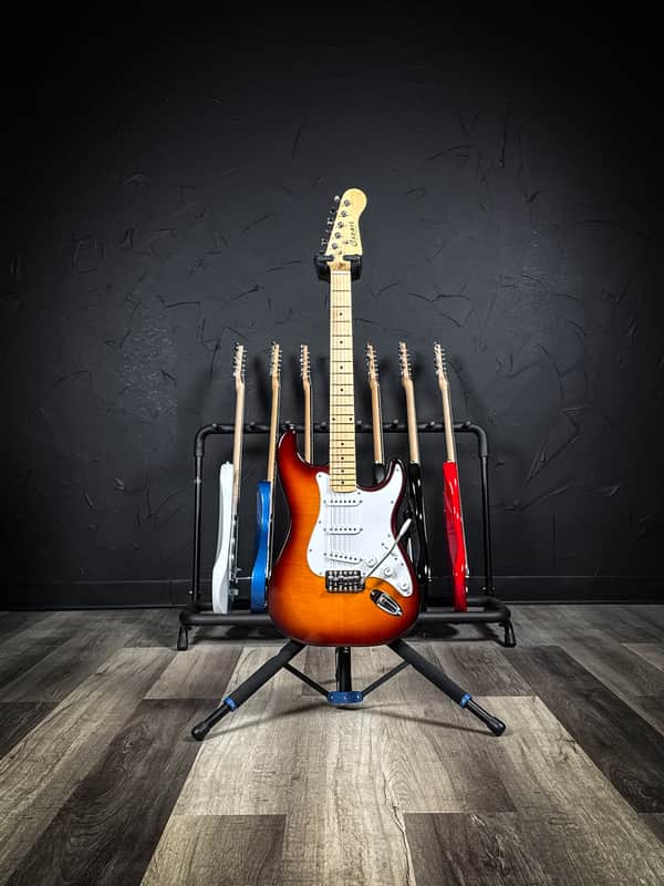 Cozart Strat-Style Electric Guitar - Sunburst - Gig Bag Included image 1