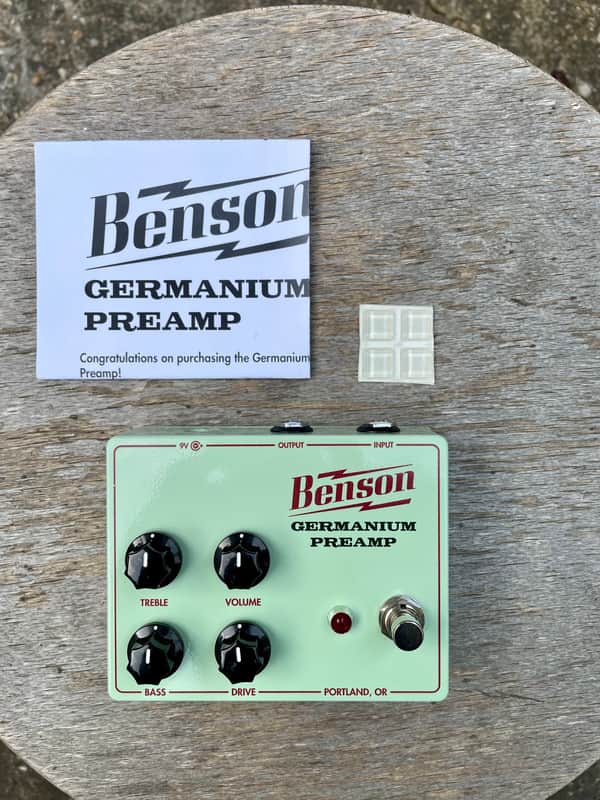 Benson Amps Germanium Preamp 2024 - Present - Seafoam Green image 1